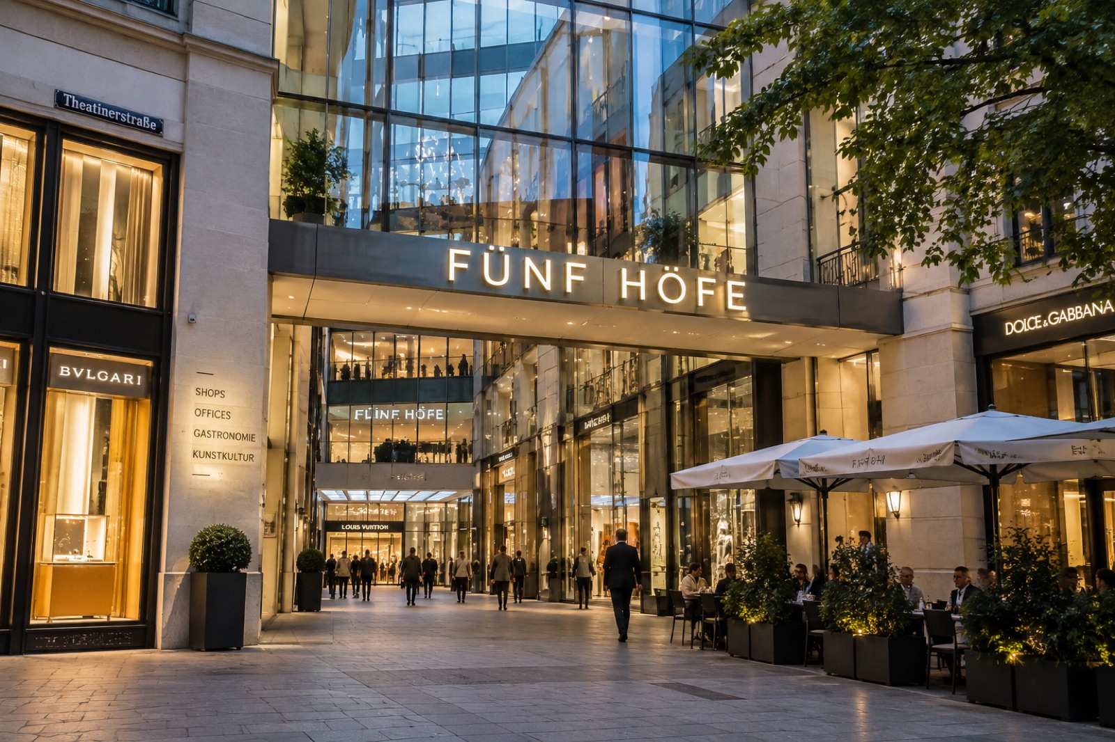 Fünf Höfe, Altstadt